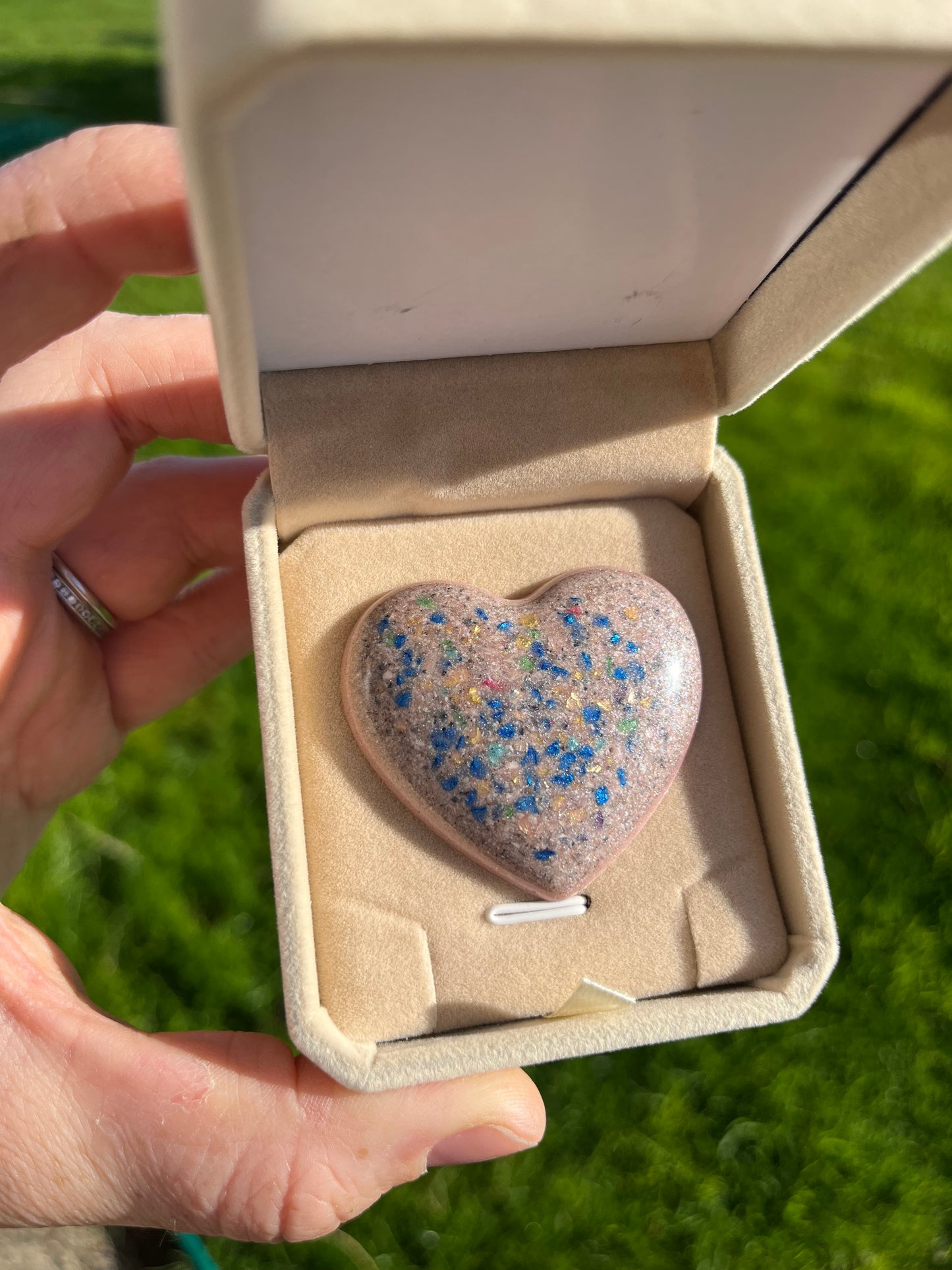 Breastmilk/Ashes Keepsake Hearts