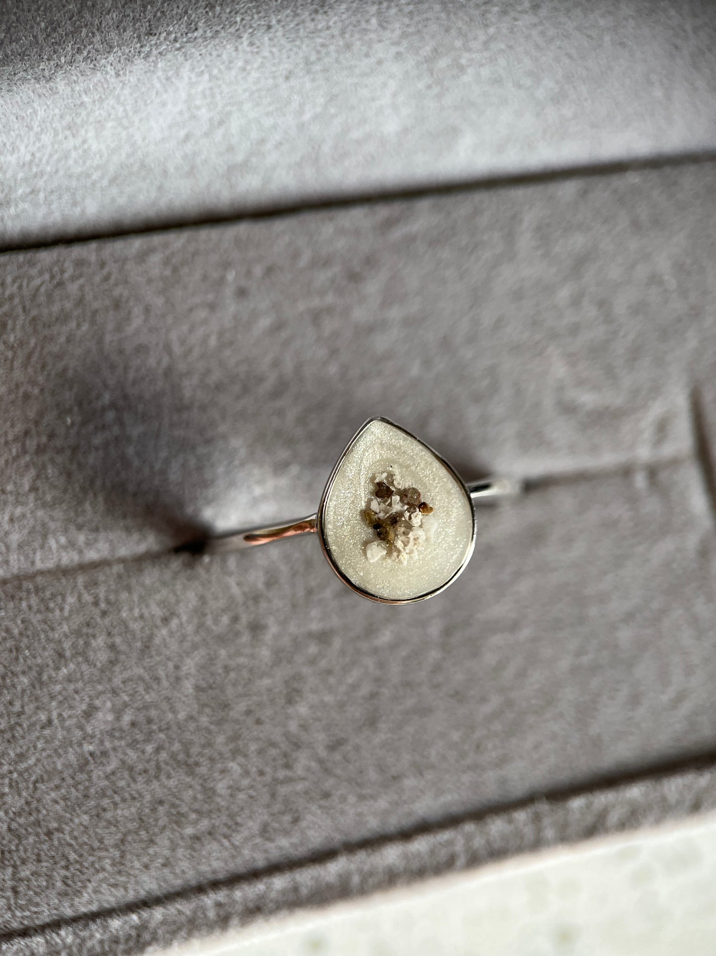 Teardrop Keepsake Ring