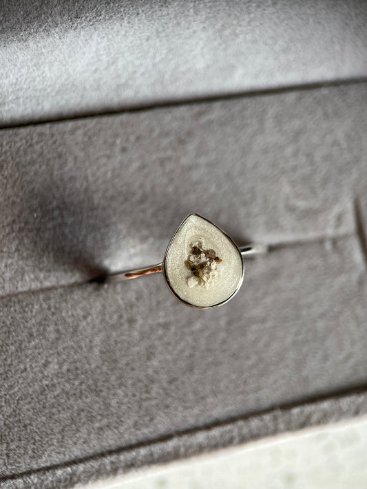 Teardrop Keepsake Ring