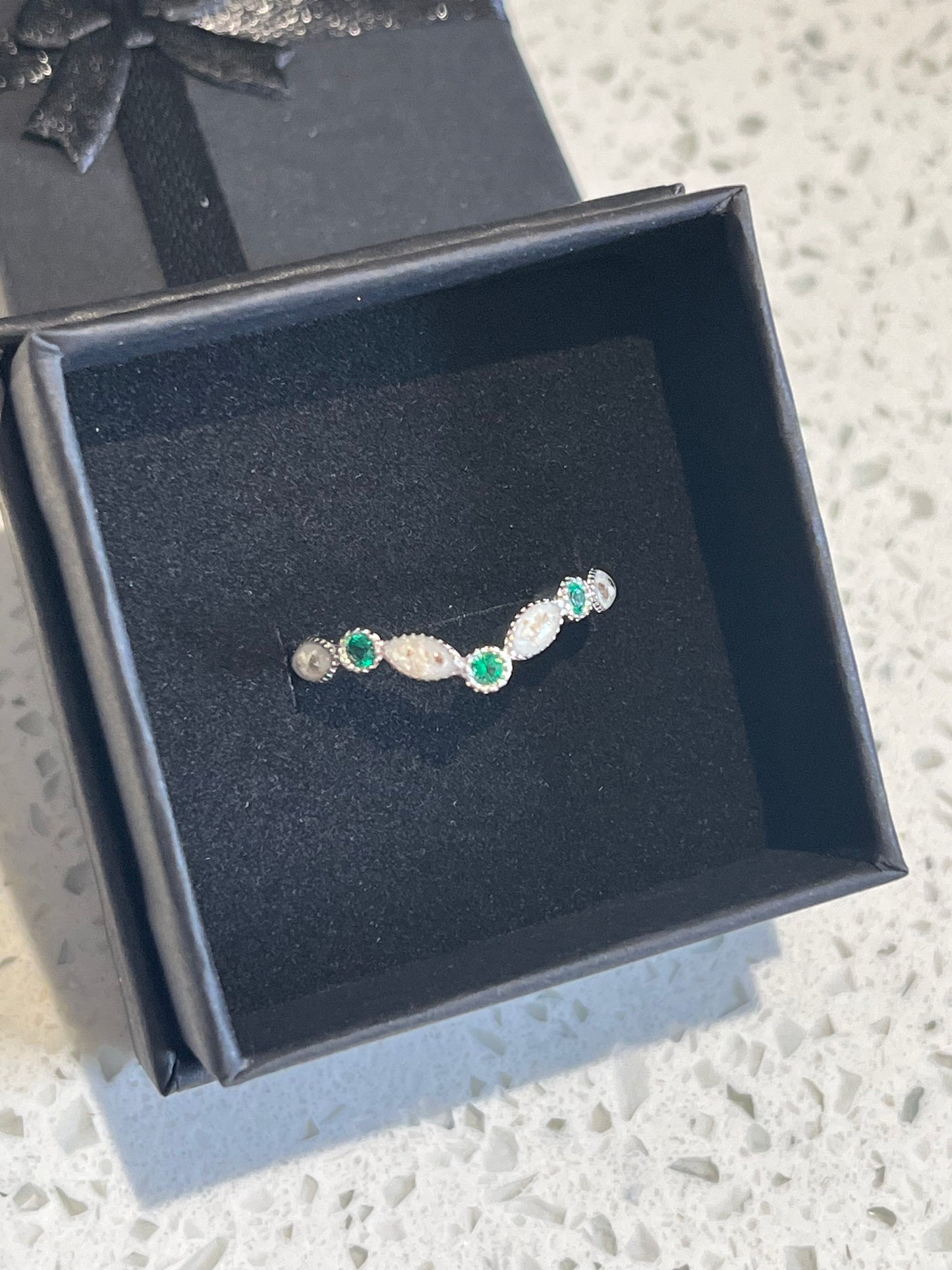 Birthstone Stacker Eternity Ring