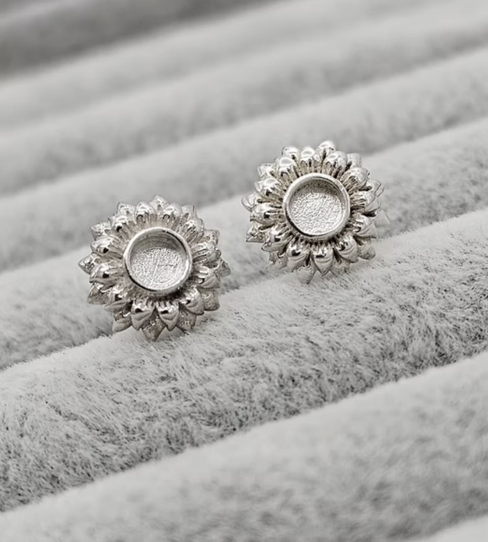 Sunflower Stud Earrings