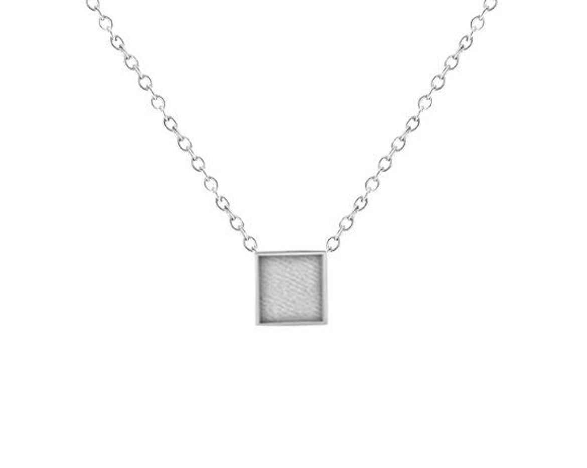 Sterling Silver Keepsake Necklace – Teardrop, Round, Oval, Square & Heart
