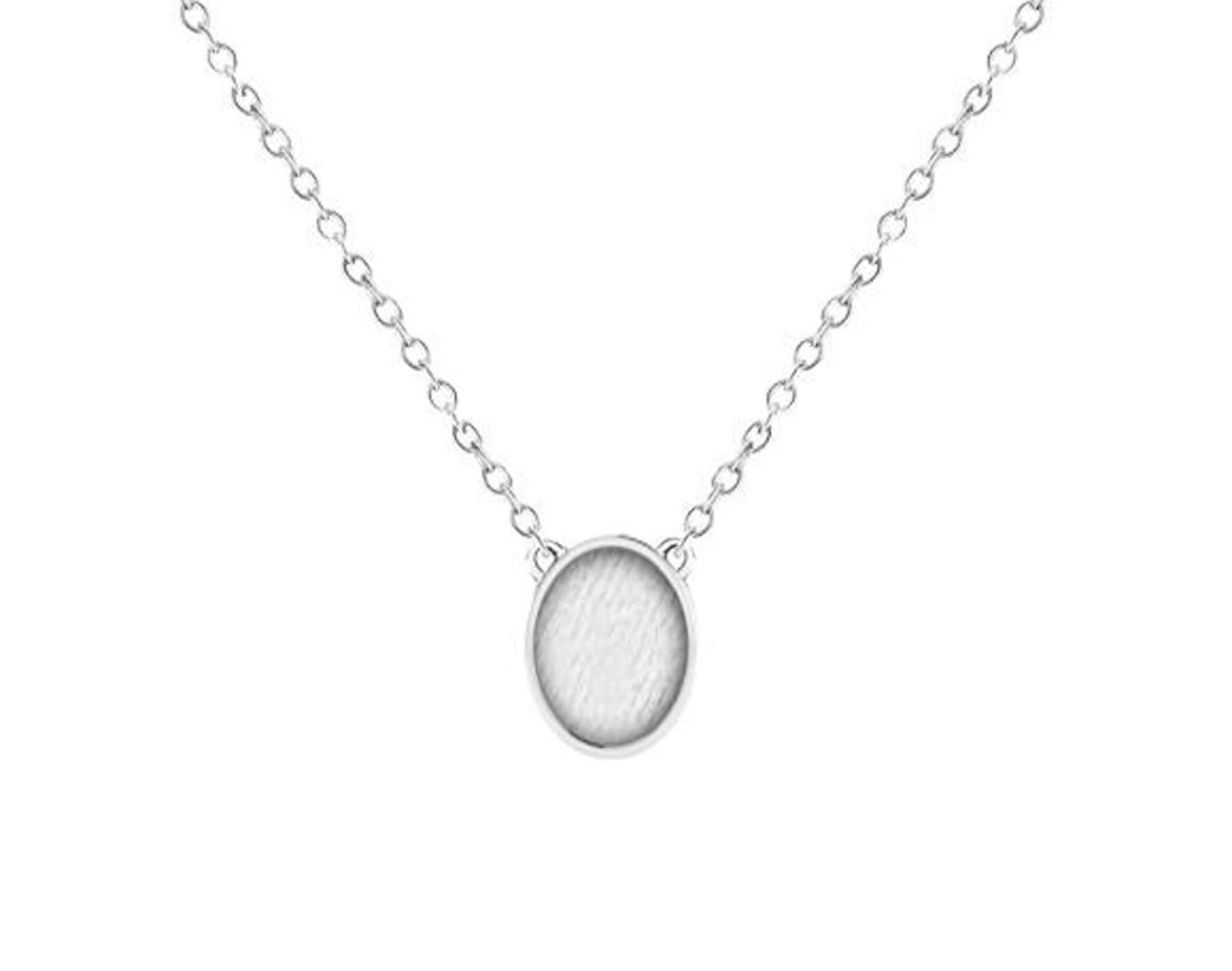 Sterling Silver Keepsake Necklace – Teardrop, Round, Oval, Square & Heart