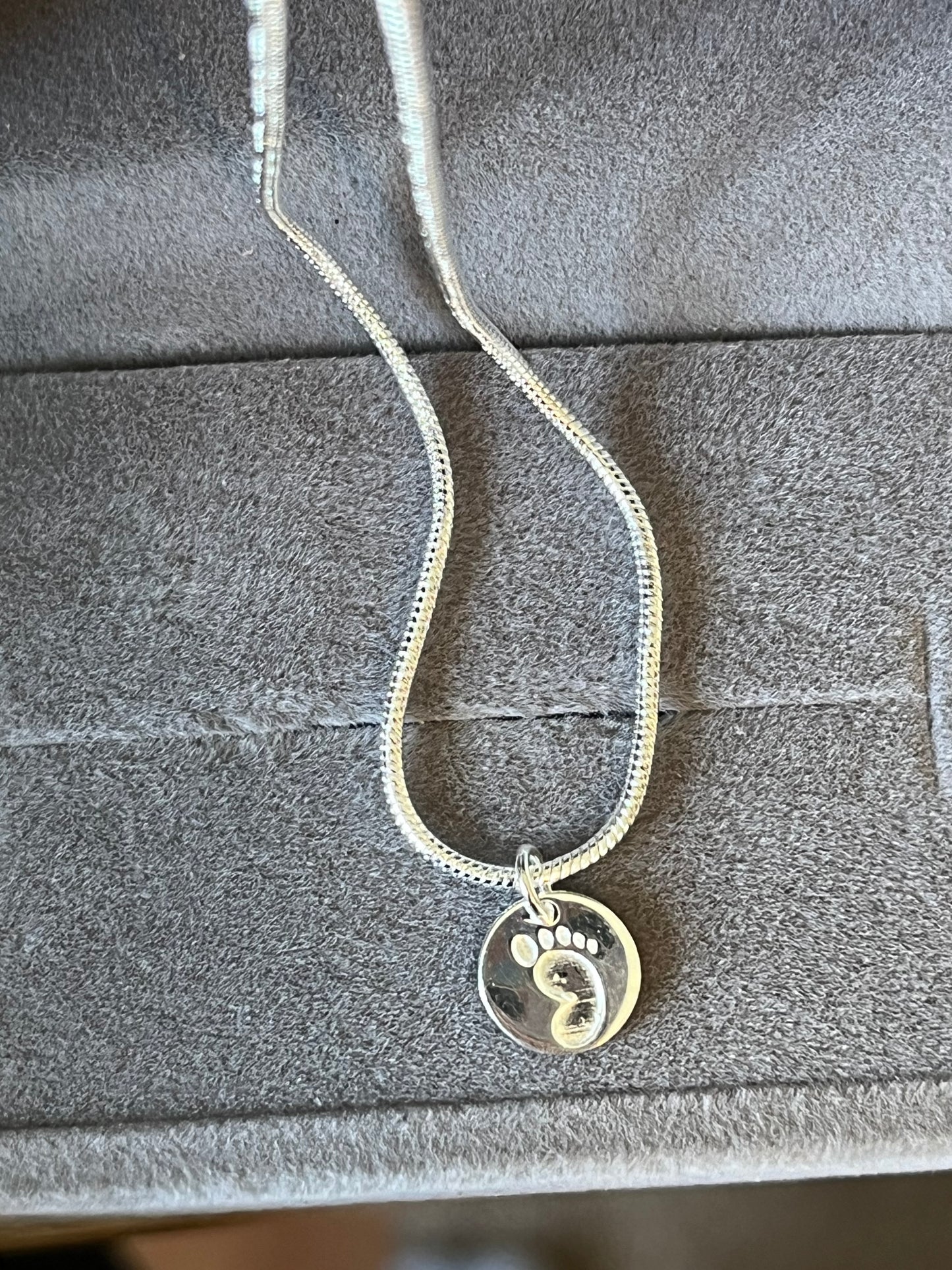Handprint & Footprint Necklace