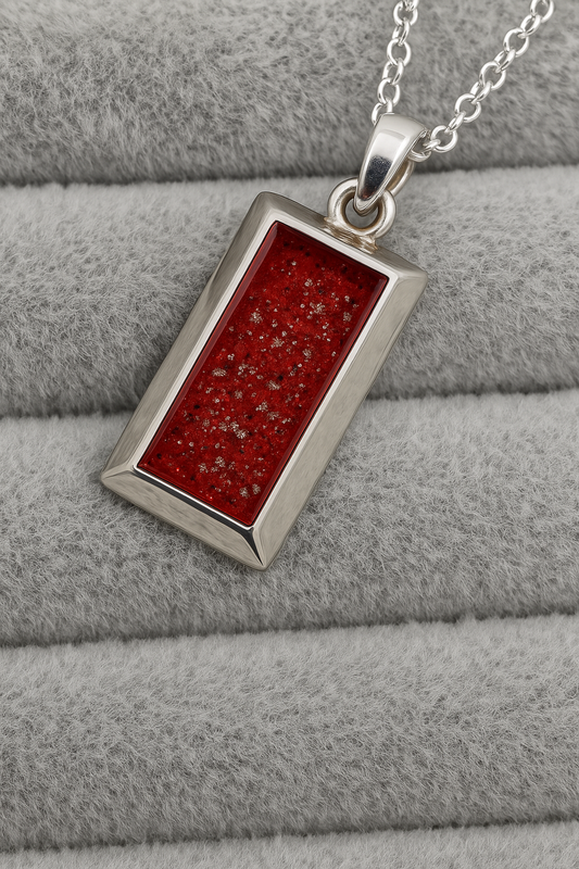Men’s rectangle Necklace Pendant