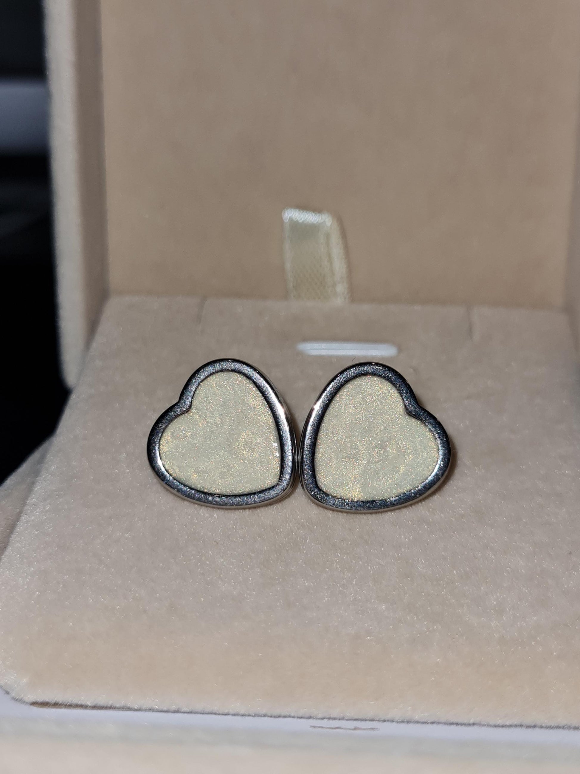 Breastmilk Heart Earrings, Breastmilk Keepsake, Breastmilk Resin, Earrings, Ash Earrings, Ash Keepsake, gift for breastfeeding mum