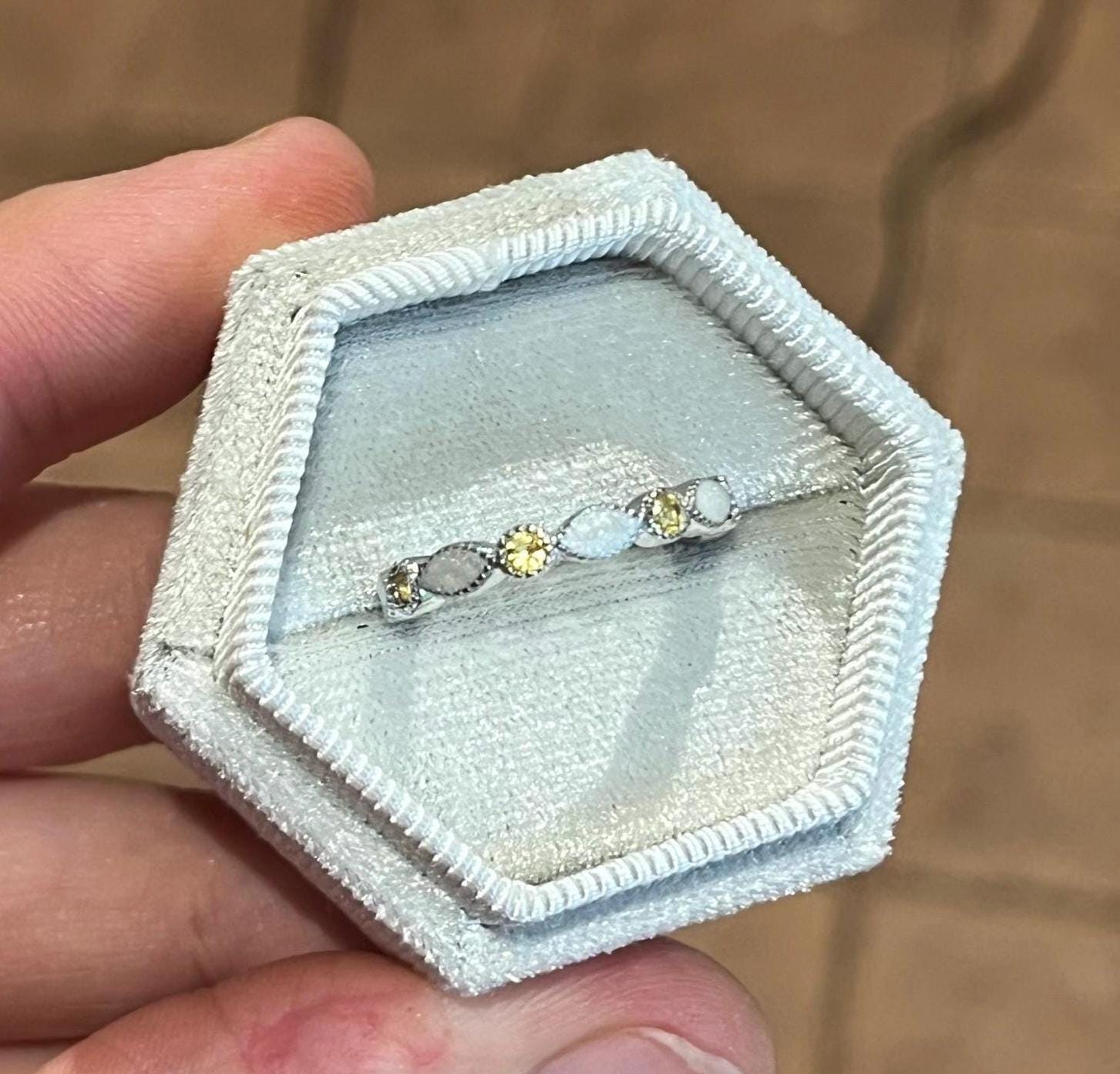 Custom Birthstone Ring with Breastmilk or Ashes – Sterling Silver Keepsake Jewellery – Breastfeeding or Memorial Gift
