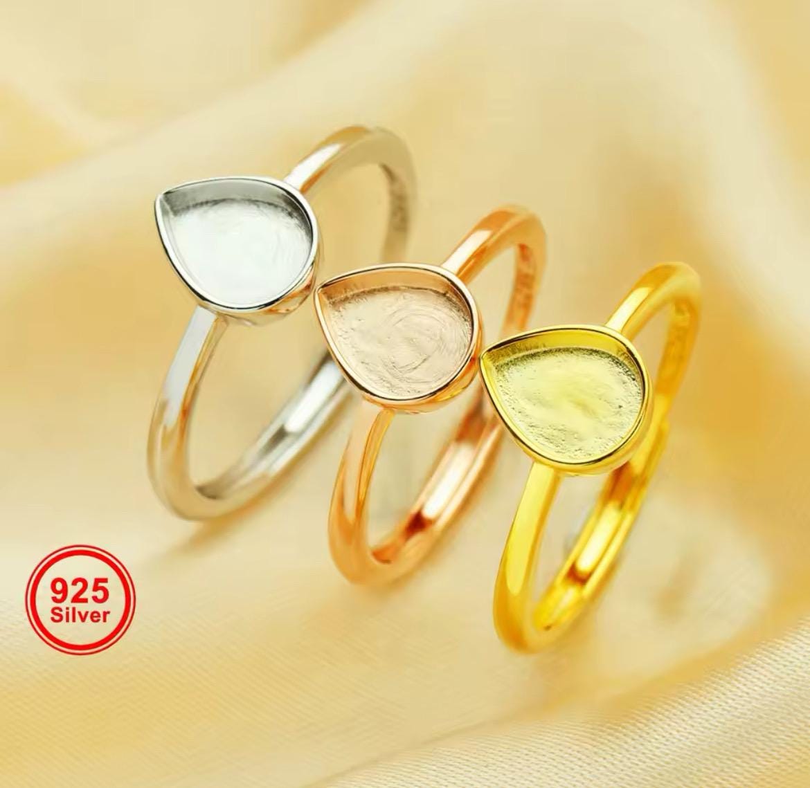 Teardrop Breastmilk Stacker Eternity Keepsake Ring, Memorial, Cremation Ring, Ashes Ring, multiple birthstone, gift for breastfeeding mum