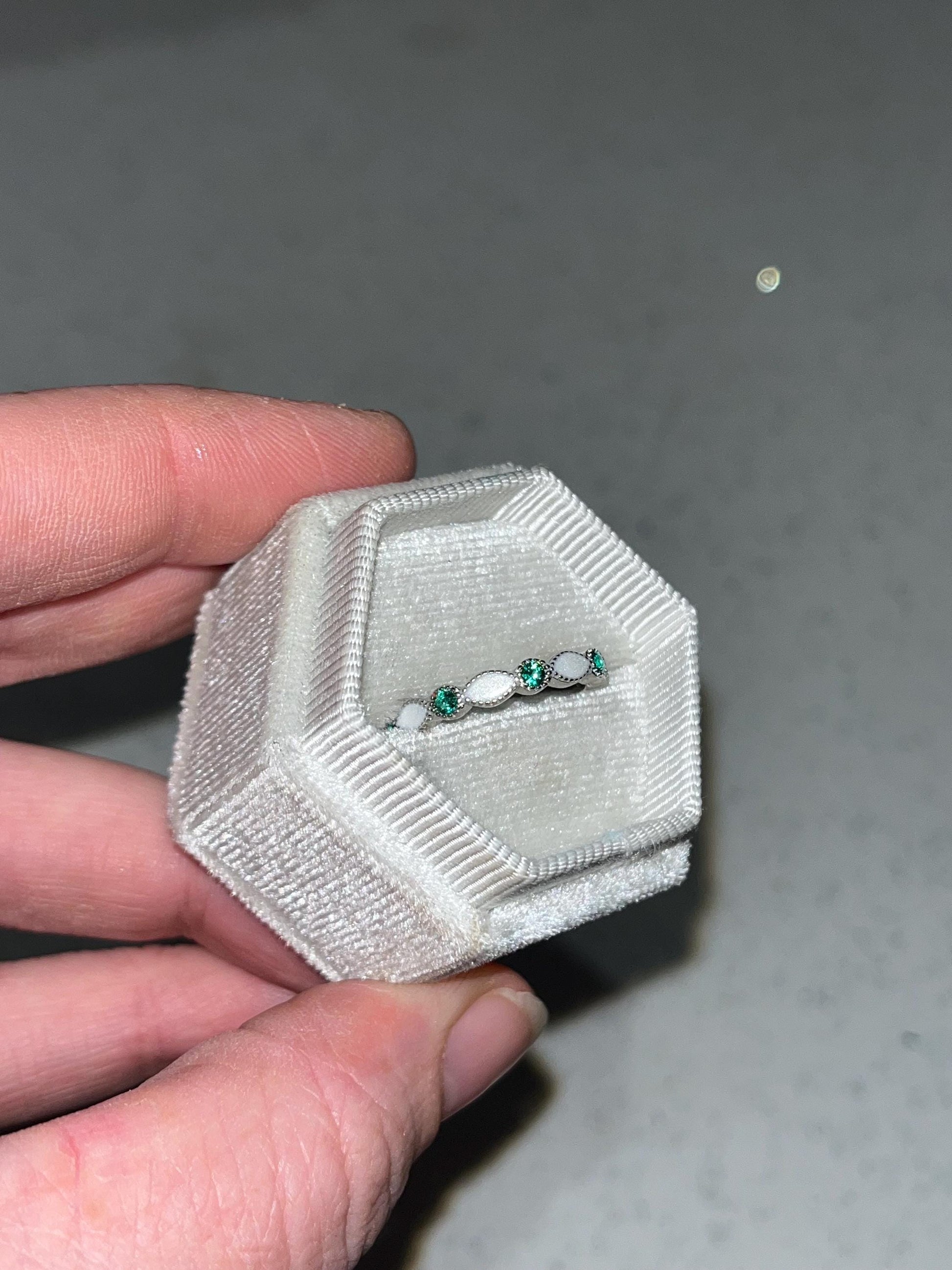 Custom Birthstone Ring with Breastmilk or Ashes – Sterling Silver Keepsake Jewellery – Breastfeeding or Memorial Gift