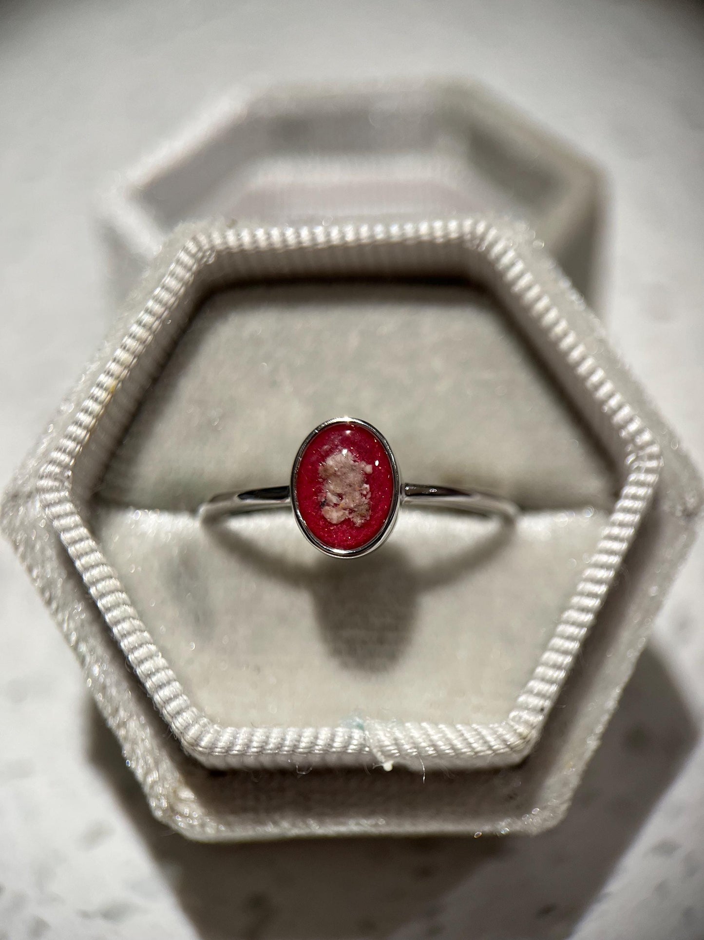 Heart Breastmilk Stacker Eternity Keepsake Ring, Memorial, Cremation Ring, Ashes Ring, multiple birthstone, gift for breastfeeding mum