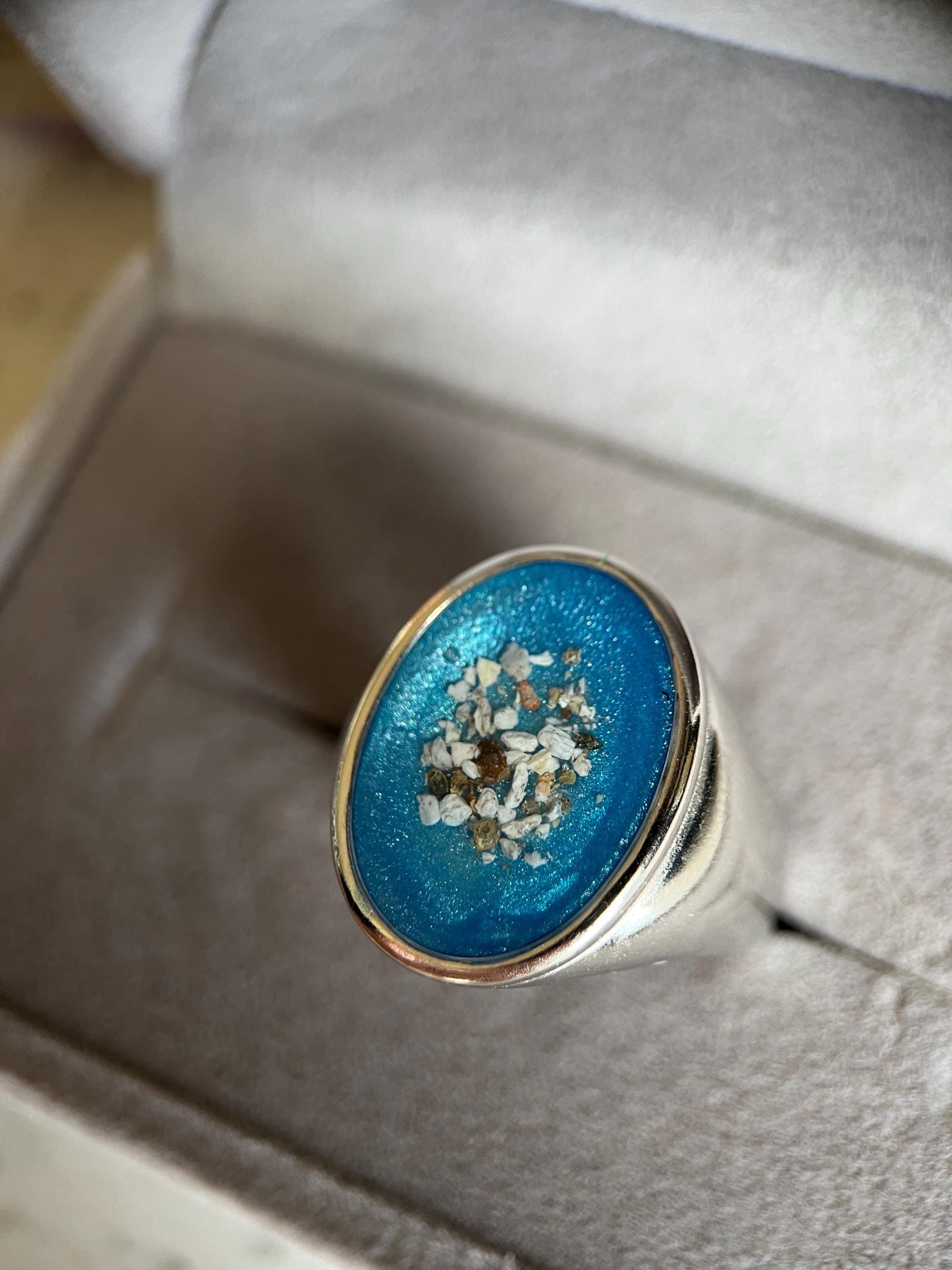 Men’s ashes/breastmilk ring Eternity Keepsake Ring, Memorial, fathers Day gift, ashes ring, birthstone, gift for man, memory ring