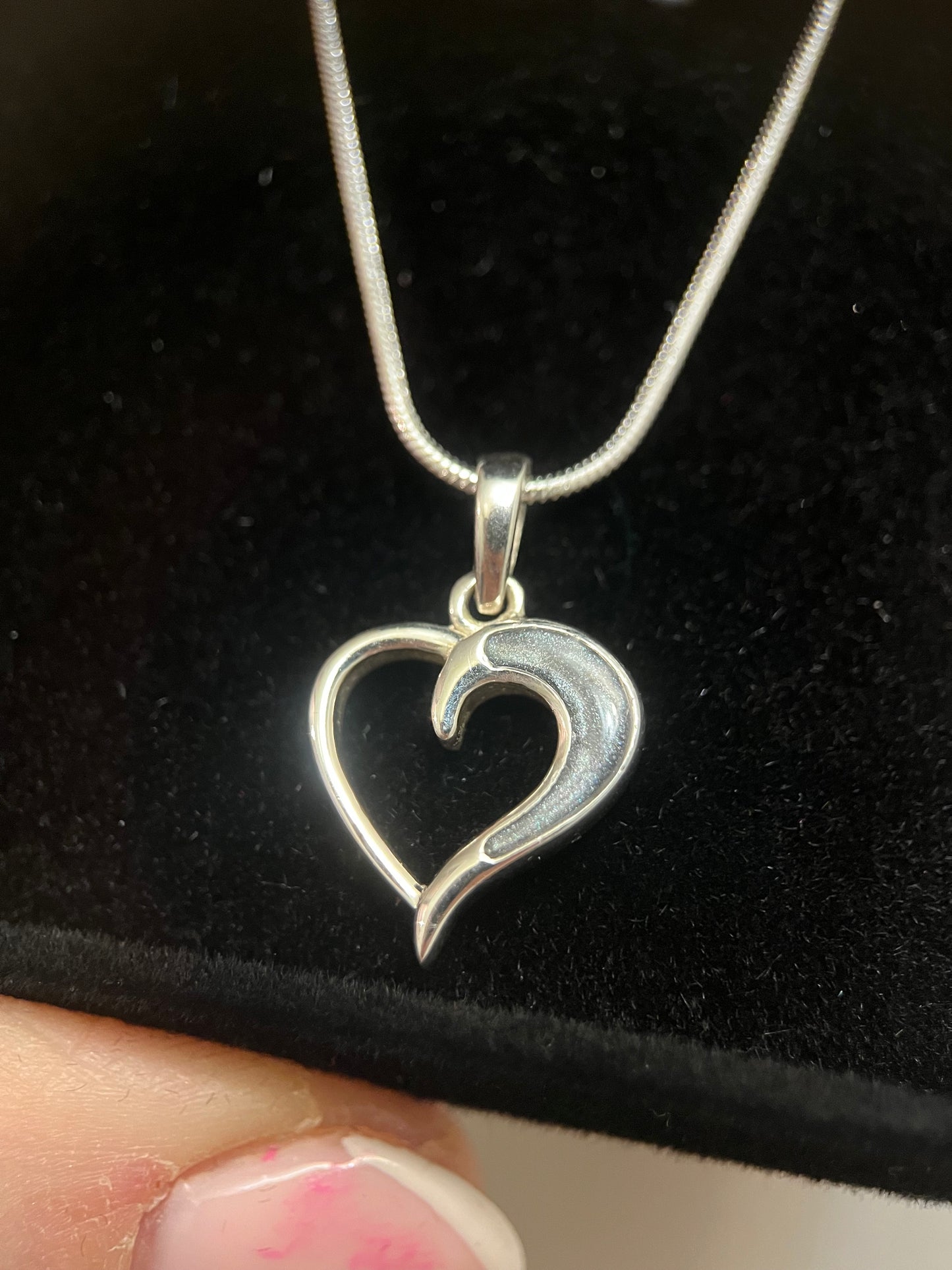 Wave Heart Pendant