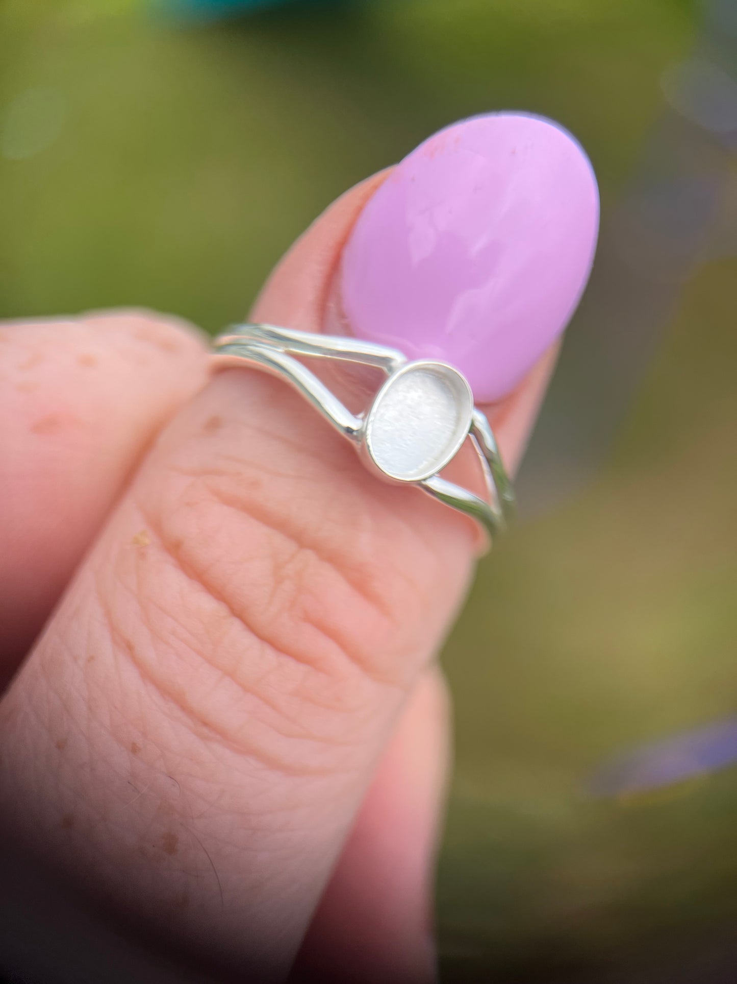 Split Shank Keepsake Ring