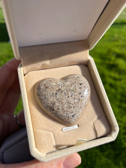 Breastmilk/Ashes Keepsake Hearts
