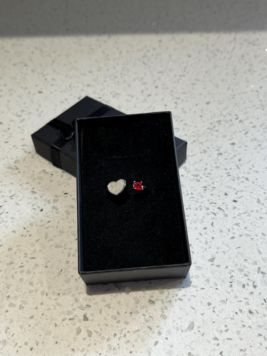 Birthstone Breastmilk Stacker Eternity Keepsake Ring, Memorial, Cremation Ring, Ashes Ring, multiple birthstone, gift for breastfeeding mum