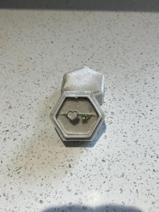 Birthstone Breastmilk Stacker Eternity Keepsake Ring, Memorial, Cremation Ring, Ashes Ring, multiple birthstone, gift for breastfeeding mum