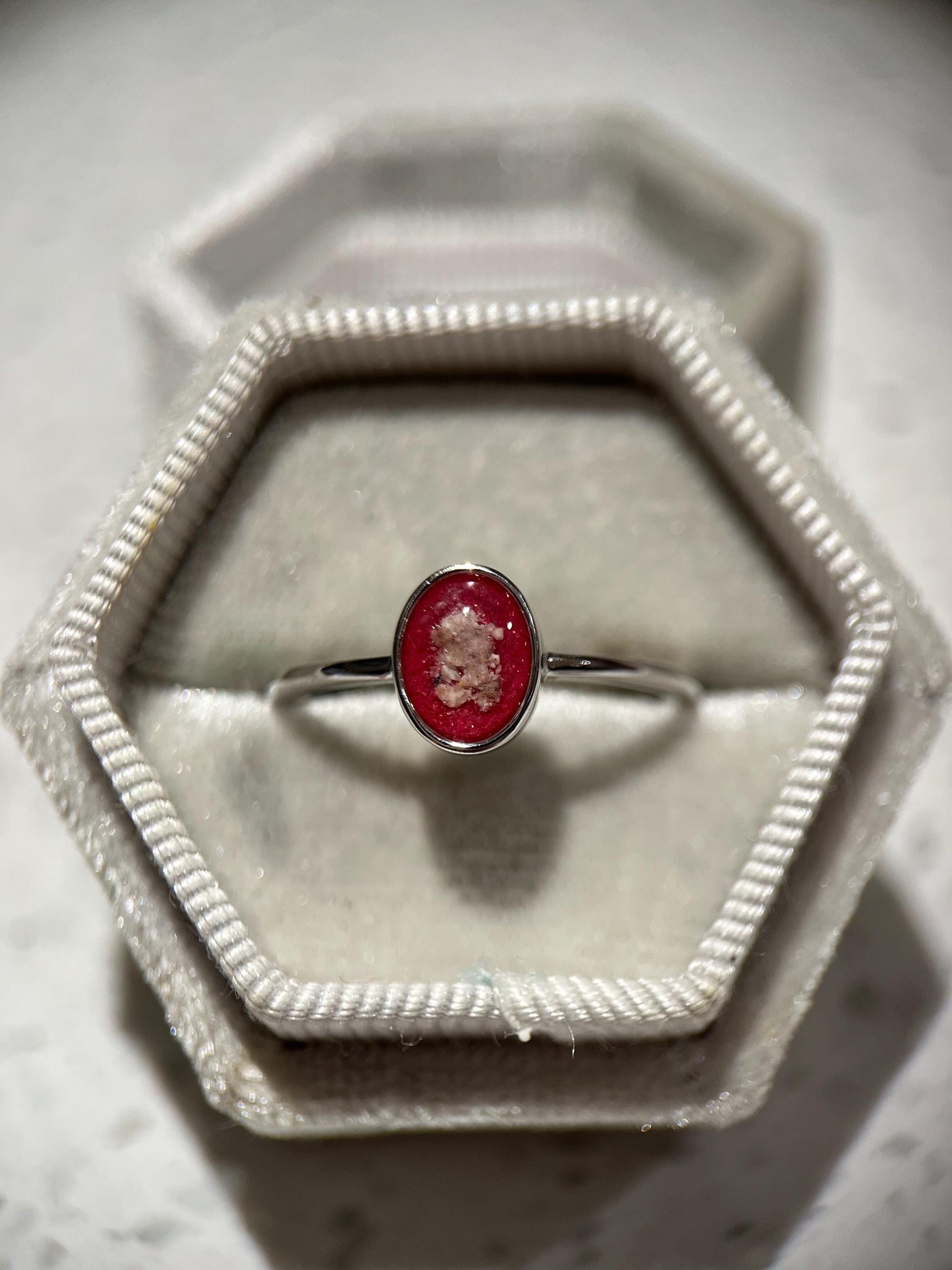 Heart Breastmilk Stacker Eternity Keepsake Ring, Memorial, Cremation Ring, Ashes Ring, multiple birthstone, gift for breastfeeding mum